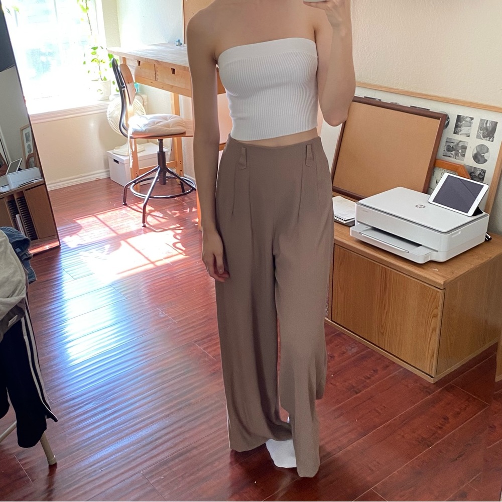 Wide Leg Trousers - Picture 2 of 6